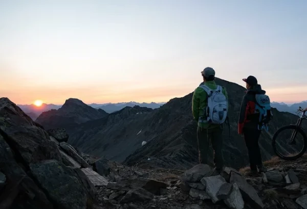 Sonnenaufgang auf dem Rothorn.